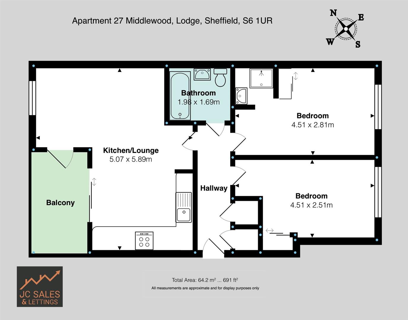 Middlewood Rise, Sheffield Floorplan